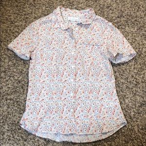 H&M button up floral
